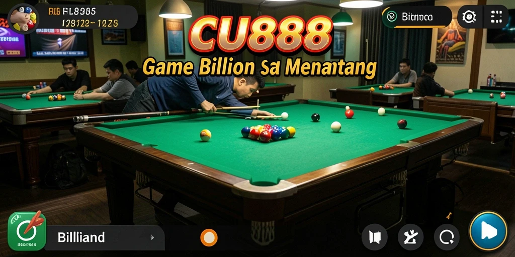 Tampilan antarmuka utama CU888 yang menarik dan fungsional.